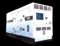 An MQ DCA400SSI4F 400kVA Multi Phase Super Silent Diesel Generator