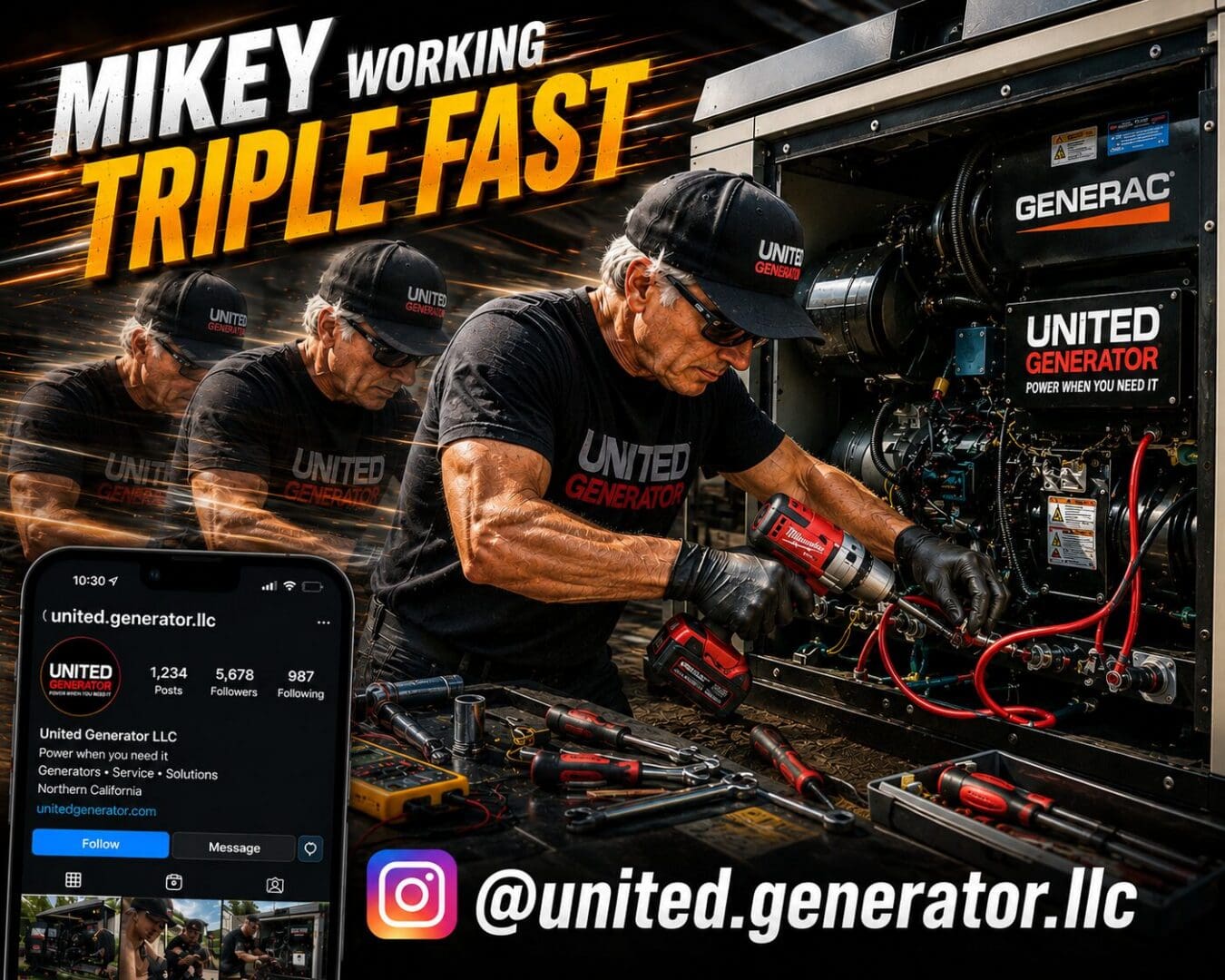 Mikey working triple fast Mikey working triple fast